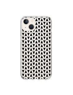 Cover iPhone 15 Triangolo Romi Azteco Nero Trasparente -...