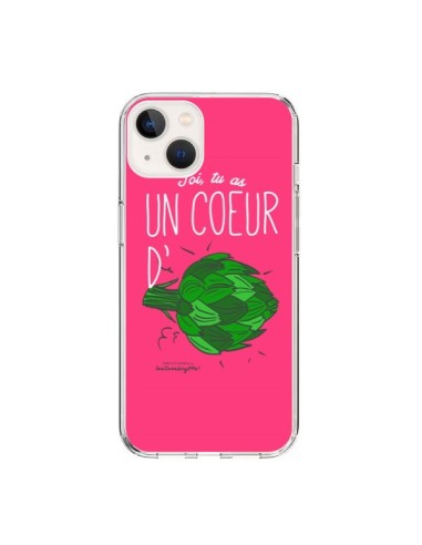 Cover iPhone 15 Toi tu as un coeur d'artichaut Te hai un cuore di carciofo- Leellouebrigitte