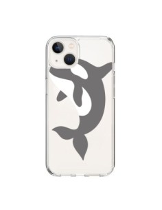 Coque iPhone 15 Orque Orca Ocean Transparente - Petit...