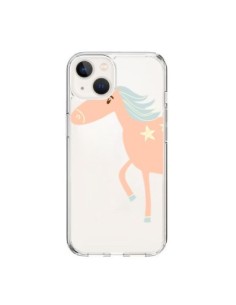 Coque iPhone 15 Licorne Unicorn Rose Transparente - Petit...