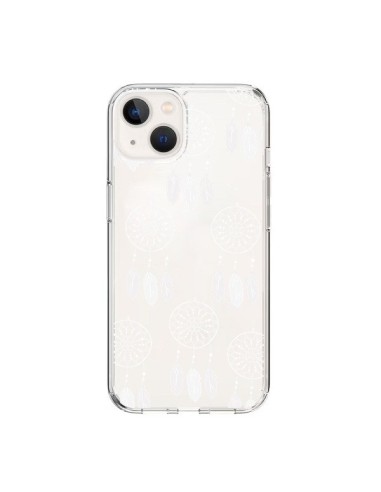 Coque iPhone 15 Attrape Rêves Blanc Dreamcatcher Mini Transparente - Petit Griffin
