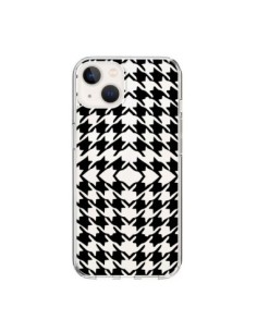 iPhone 15 Case Vichy Carre Black Clear - Petit Griffin