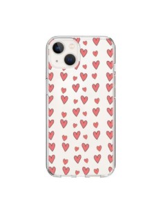 Coque iPhone 15 Coeurs Heart Love Amour Rouge...