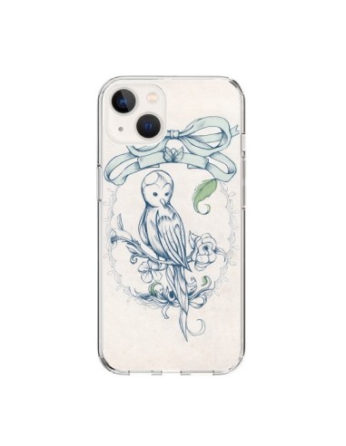 Coque iPhone 15 Bird Oiseau Mignon Vintage - Lassana
