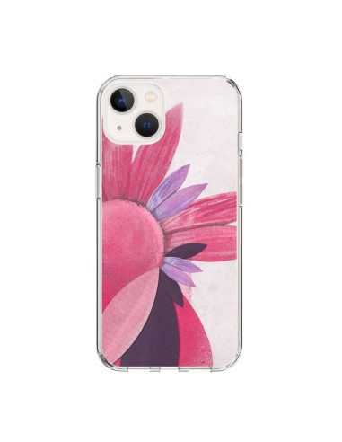 Coque iPhone 15 Flowers Fleurs Roses - Lassana