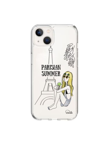 Coque iPhone 15 Parisian Summer Ete Parisien Transparente - Lolo Santo