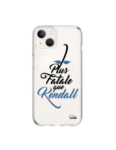 Coque iPhone 15 Plus Fatale que Kendall Transparente - Lolo Santo