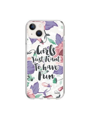 Cover iPhone 15 Ragazza Divertente Trasparente - Lolo Santo