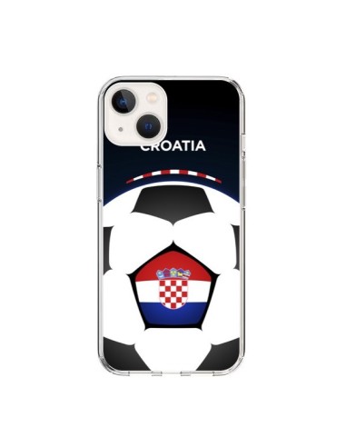 Coque iPhone 15 Croatie Ballon Football - Madotta