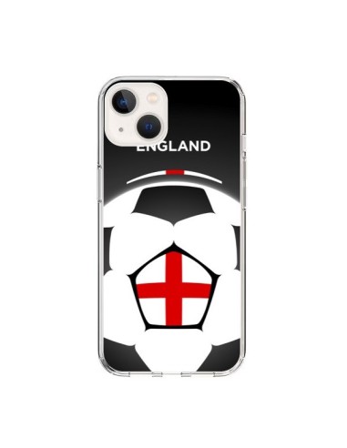 Coque iPhone 15 Angleterre Ballon Football - Madotta