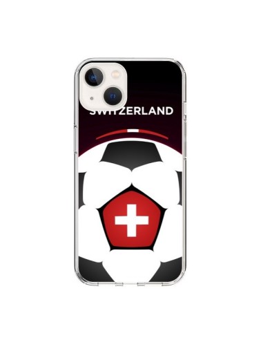 Coque iPhone 15 Suisse Ballon Football - Madotta