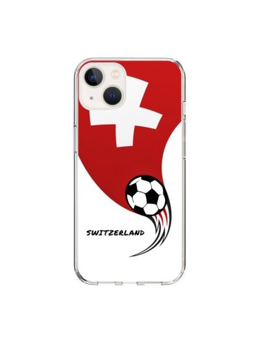 Coque iPhone 15 Equipe Suisse Switzerland Football - Madotta