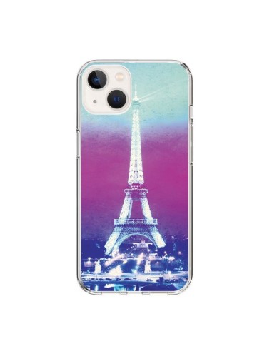 Coque iPhone 15 Tour Eiffel Night - Mary Nesrala