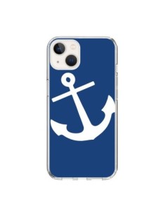 iPhone 15 Case Ancora Marina Navy Blue - Mary Nesrala