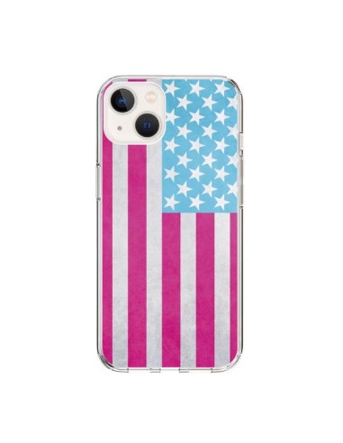 Coque iPhone 15 Drapeau USA Vintage - Mary Nesrala