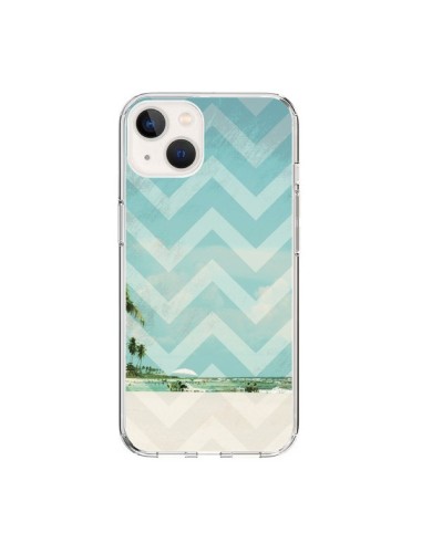 Coque iPhone 15 Chevron Beach Dreams Triangle Azteque - Mary Nesrala