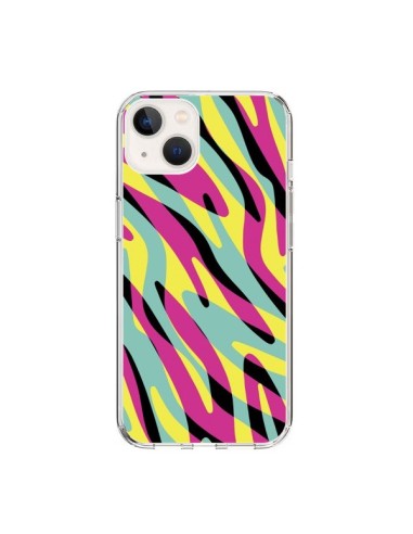 Coque iPhone 15 In the wild arc en ciel - Mary Nesrala