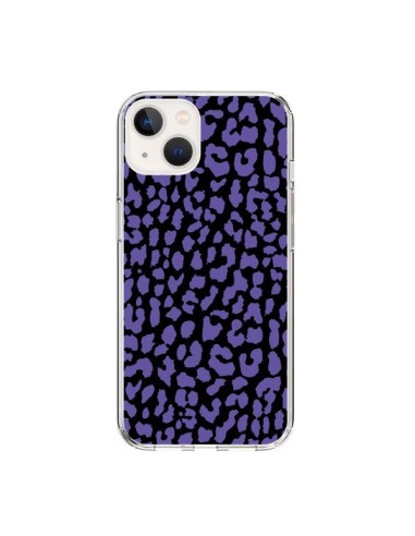 Coque iPhone 15 Leopard Violet - Mary Nesrala