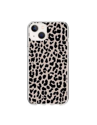 Coque iPhone 15 Leopard Marron - Mary Nesrala