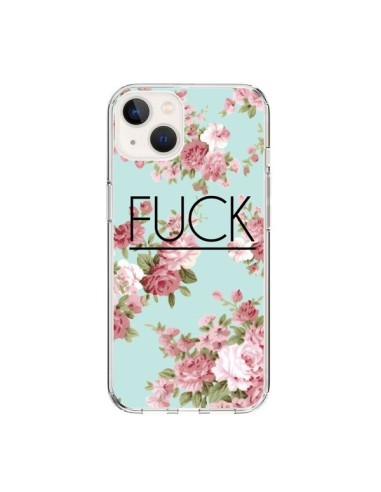 Coque iPhone 15 Fuck Fleurs - Maryline Cazenave