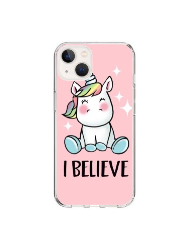 iPhone 15 Case Unicorn I Believe - Maryline Cazenave