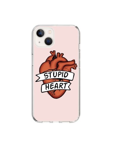 Coque iPhone 15 Stupid Heart Coeur - Maryline Cazenave