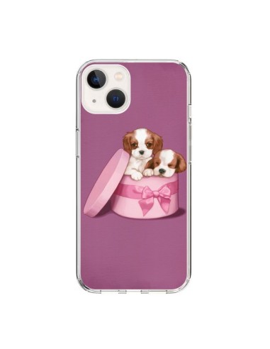 Coque iPhone 15 Chien Dog Boite Noeud - Maryline Cazenave