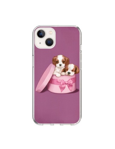 iPhone 15 Case Dog Boite Noeud - Maryline Cazenave