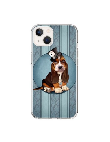 Coque iPhone 15 Chien Dog Jeu Poket Cartes - Maryline Cazenave