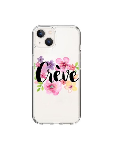 Coque iPhone 15 Crève Fleurs Transparente - Maryline Cazenave