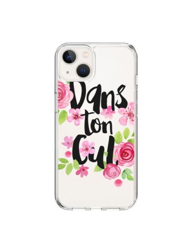 iPhone 15 Case Dans Ton Cul Flowers Clear - Maryline Cazenave