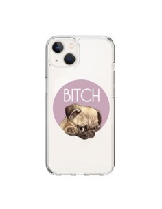 Coque iPhone 15 Bulldog Bitch Transparente - Maryline...