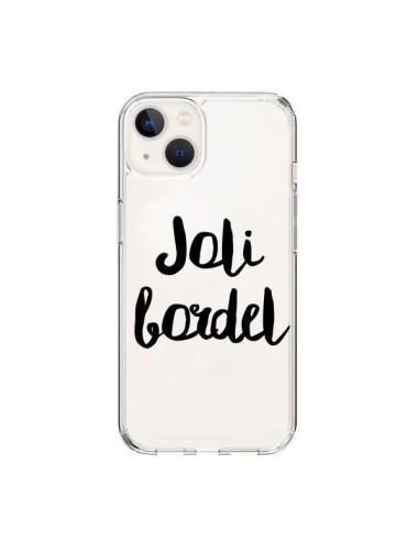 Cover iPhone 15 Joli Bordel Trasparente - Maryline Cazenave