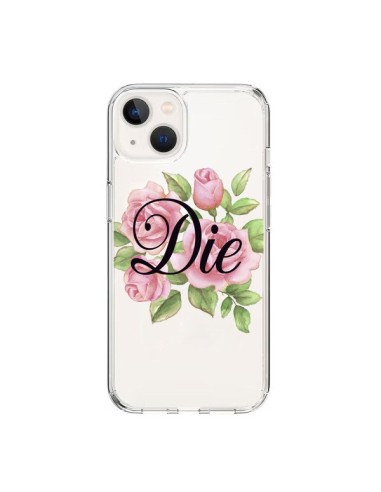 Coque iPhone 15 Die Fleurs Transparente - Maryline Cazenave