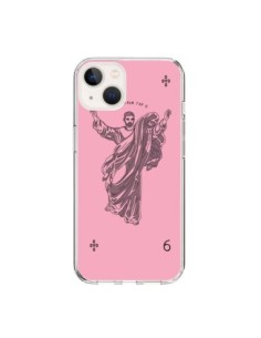 Cover iPhone 15 God Pink Drake Chanteur Jeu Cartes -...