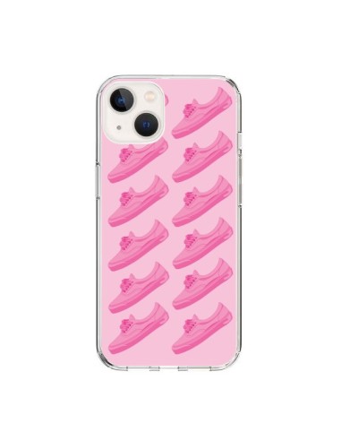 Coque iPhone 15 Pink Rose Vans Chaussures - Mikadololo