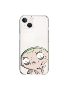 Cover iPhone 15 Stewie Joker Suicide Squad Trasparente -...