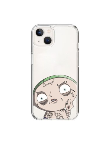 Coque iPhone 15 Stewie Joker Suicide Squad Transparente - Mikadololo