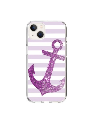 iPhone 15 Case Ancora Marina Pink - Monica Martinez