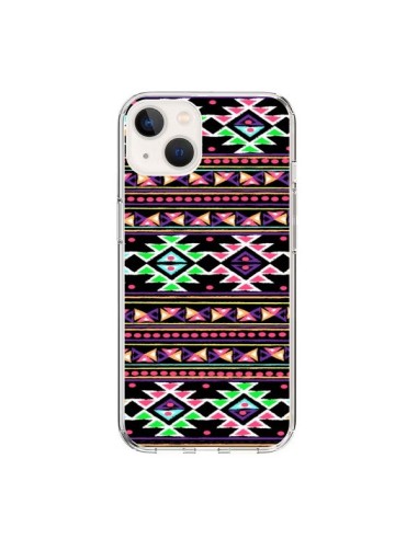 iPhone 15 Case Black Aylen Aztec - Monica Martinez