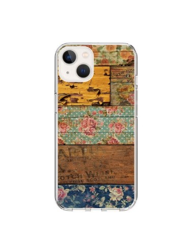 iPhone 15 Case Barocco Style Wood - Maximilian San
