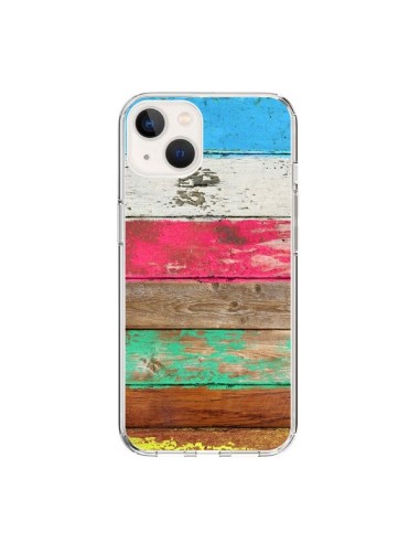 Coque iPhone 15 Eco Fashion Bois - Maximilian San