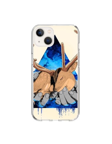 Coque iPhone 15 Cerf Triangle Seconde Chance - Maximilian San