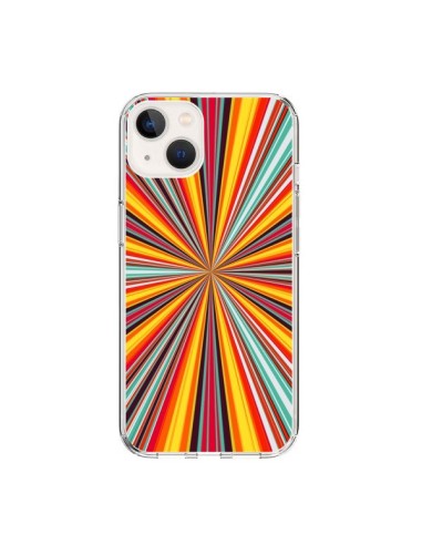 Coque iPhone 15 Horizon Bandes Multicolores - Maximilian San
