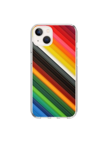 Coque iPhone 15 Arc en Ciel Rainbow - Maximilian San