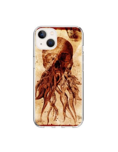 Coque iPhone 15 Octopu Skull Poulpe Tête de Mort - Maximilian San