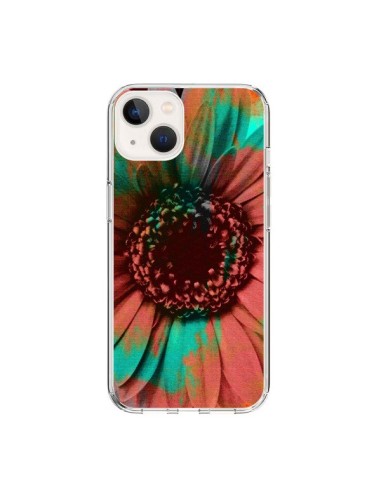 Coque iPhone 15 Tournesol Lysergic Flower - Maximilian San