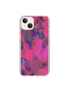 Coque iPhone 15 Fleurs Rose Lysergic Pink - Maximilian San