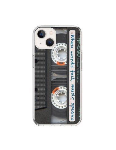 Coque iPhone 15 Cassette Words K7 - Maximilian San