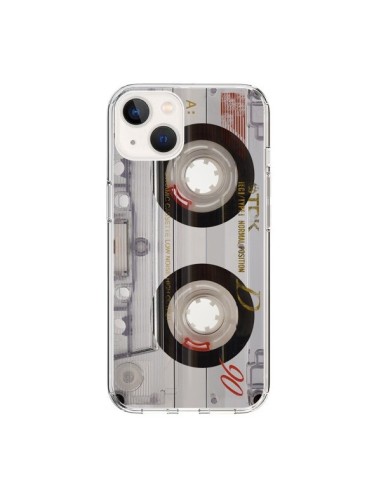 Coque iPhone 15 Cassette Transparente K7 - Maximilian San